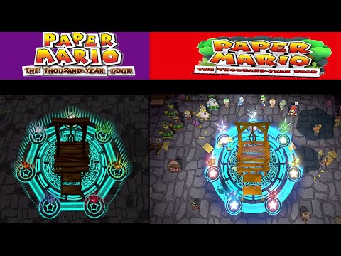 Paper Mario TTYD GC Vs Switch Comparison - We're counting on you, Mario!
