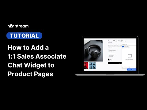 1:1 Sales Chat Widget Tutorial thumbnail