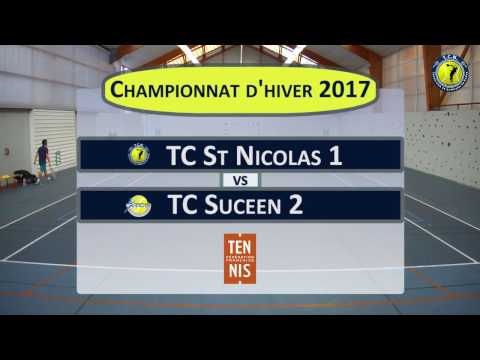 Championnat d'Hiver 2017 - TC Nicolasien 1 vs TC Sucéen 2 (13.11.2016)