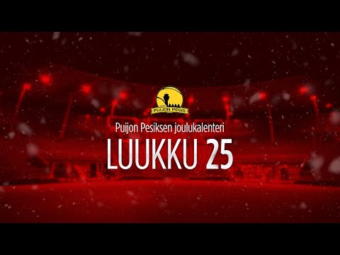 Puijon Pesiksen joulukalenteri - Luukku 25