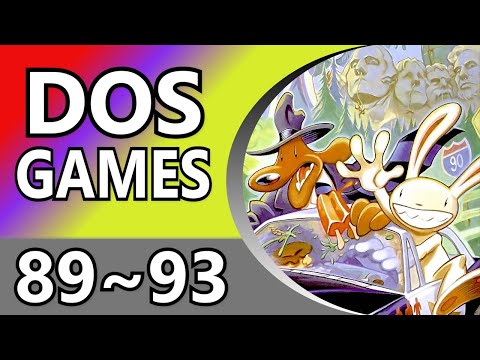 【1989 ~ 1993】 Top 100 MS-DOS PC Games - Alphabetical Order