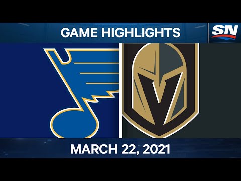 NHL Game Highlights | Blues vs. Golden Knights - Mar. 22, 2021