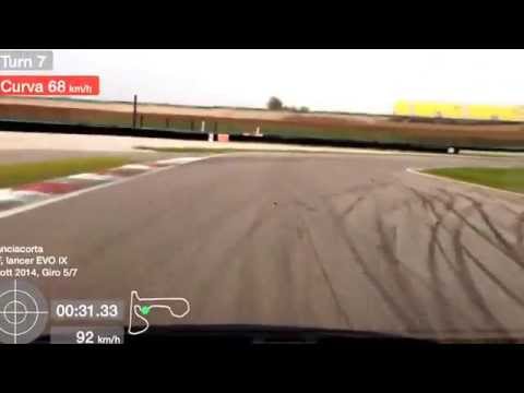 TIME ATTACK ITALIA franciacorta 2014 "evo IX best lap 1.20.517"