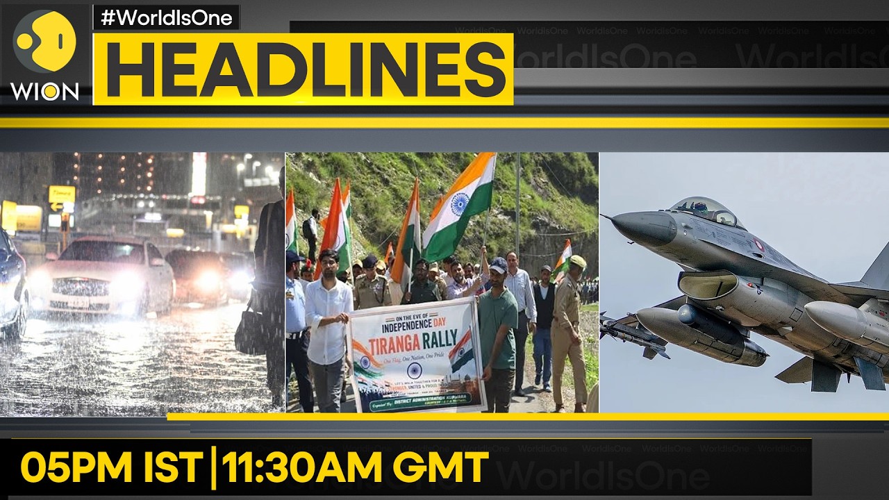 NATO Jets Shoot Down Drone Over Latvia | Record Rainfall Kills Five In Japan | Tiranga Rally In J&K