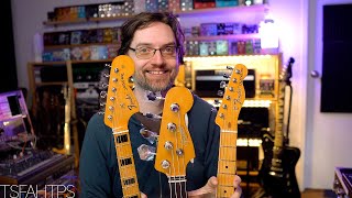 Video thumbnail for First Look - Fender Vintera II - 70s Jaguar, 60s Thinline Tele & 60s P-Bass by TheSuperFunAwesomeHappyTimePedalShow