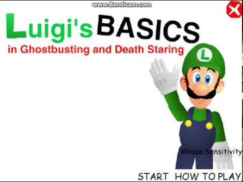 Luigi's Basics in Ghostbusting and Death Staring (Baldi's Basics Mod +Download Link)