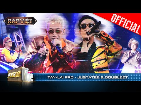 JustaTee - Double2T oanh tạc sân khấu với bản rap Tay-Lai Pro | Rap Việt 2023 [LiveStage]