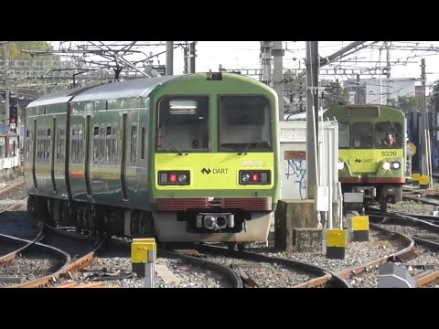 Irish Rail 8500 and 8300 Class Dart Trains - Connolly Station, Dublin