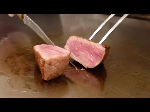 $250 Wagyu steak in Tokyo-  Teppannyaki in Japan