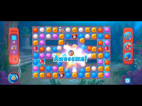 Fishdom Hard Level 10053 (No Boosters with Hammer) @choraelmin