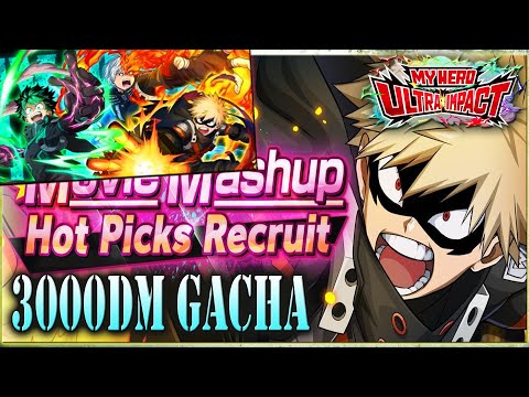 🔥 3 UR YES!! 3000dm GACHA World Heroes Mission "Limited" - MY HERO ULTRA IMPACT