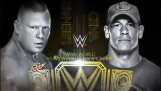 John cena vs brock lesnar night of champions 2014