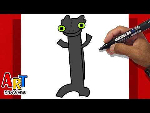 "POKÉDANCE"  How To Draw TOOTHLESS Dancing HOW TO TRAIN YOUR DRAGON