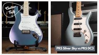 Video thumbnail for Guitar Talk - PRS Silver Sky vs PRS DC3 Comparison by Guitar Talk