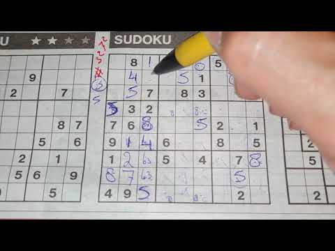 (#3272) Friday Three Stars Sudoku puzzle. Bonus Extra edition. 08-20-2021 Extra part 1 of 3