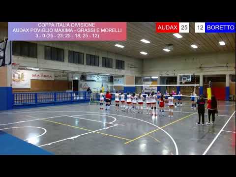 COPPA ITALIA DIVISIONE AUDAX POVIGLIO MAXIMA - GRASSI E MORELLI