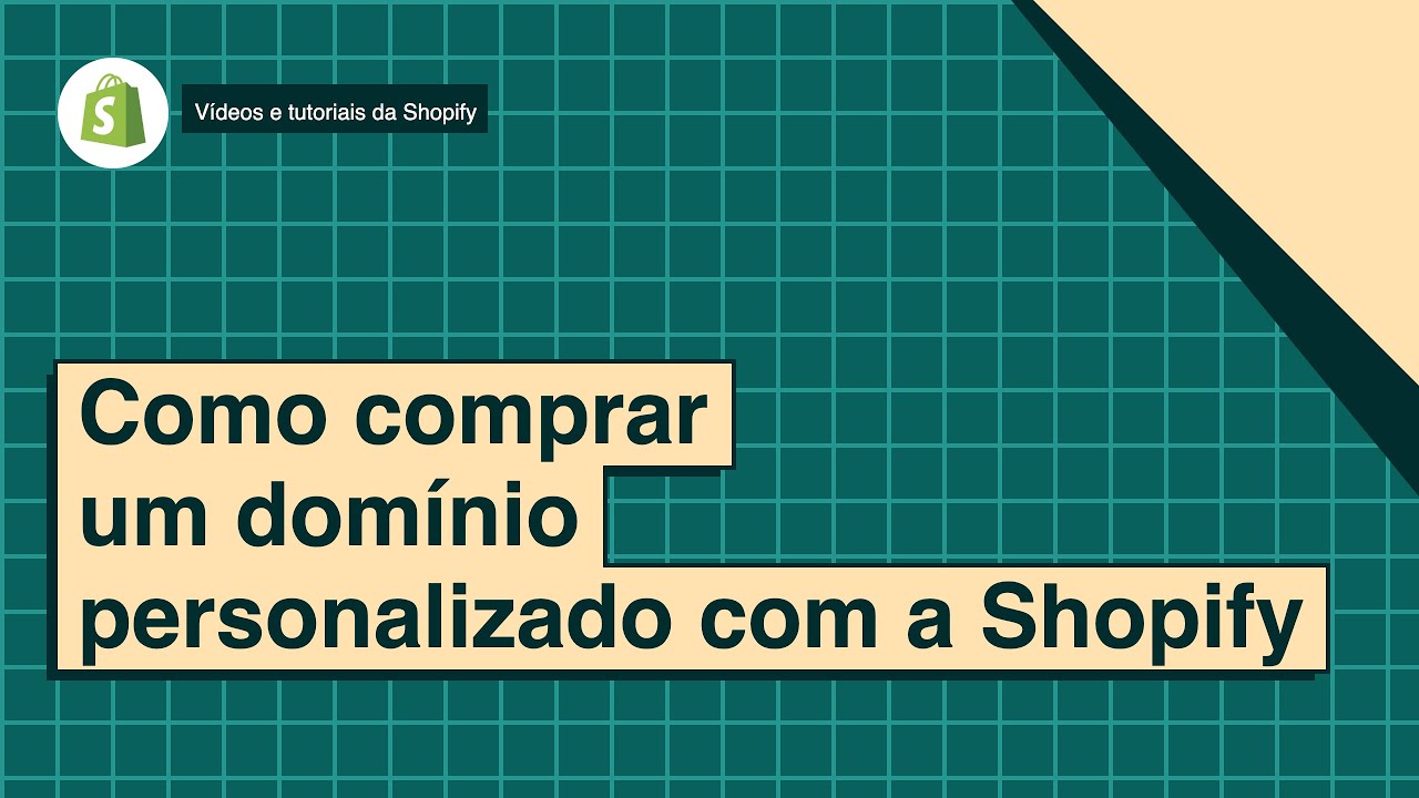 Como comprar um domínio personalizado com a Shopify