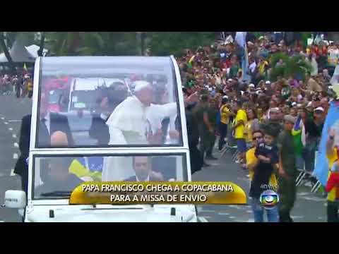 JMJ Rio 2013 HD Missa de Envio em Copacabana
