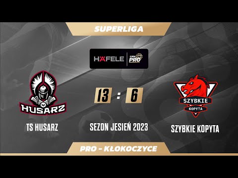 Skrót | TS Husarz - Szybkie Kopyta  13:6, Kłokoczyce Jesień 2023, Häfele PRO Liga 06.09.2023