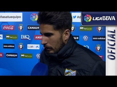 Entrevista | Interview Samuel tras el Osasuna (0-2) Málaga CF - HD