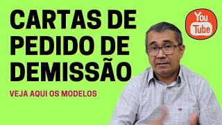 Modelo de Cartas de Pedido de Demissão - Veja aqui as opções