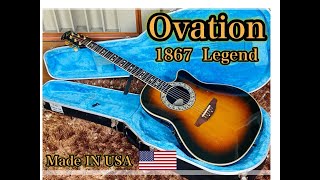 Video thumbnail for Ovation 1867 Legend  1993 by top acoustic
