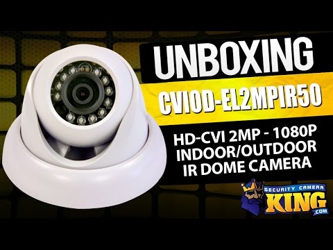 Unboxing - HD-CVI 2MP - 1080p Indoor/Outdoor IR Dome Camera - CVIOD-EL2MPIR50