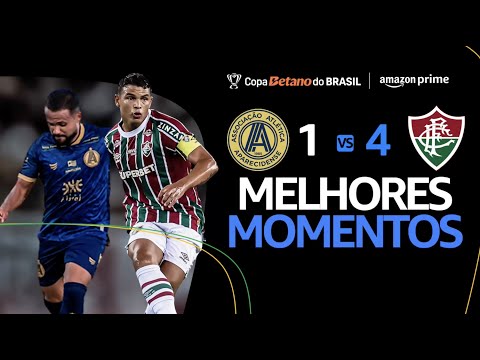 Gols e lances de Aparecidense x Fluminense