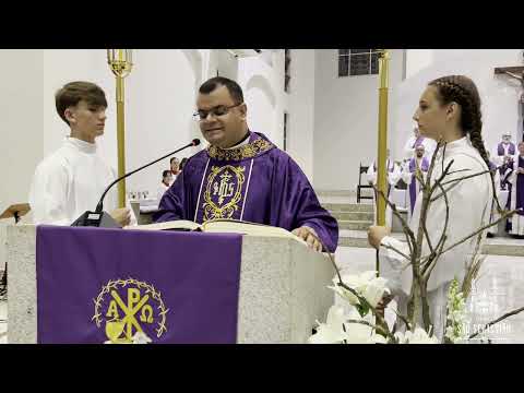 O evangelho de Cristo Missa posse do novo pároco Padre Marcos Bernardes dia 09-03-25