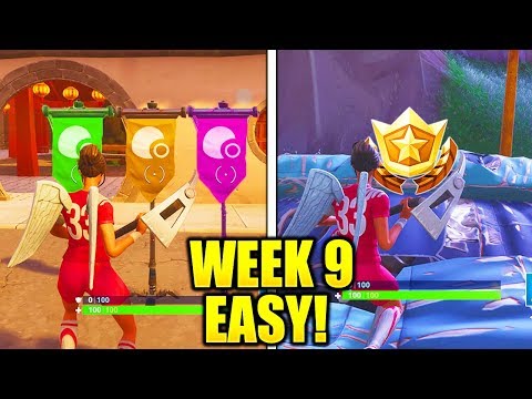 WEEK 9 CHALLENGES GUIDE FAST & EASY! ALL WEEK 9 CHALLENGES GUIDE FORTNITE TIPS AND TRICKS!