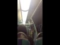 Insane Old Lady On London Bus