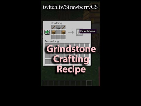 Grindstone - Short Shorts by StrawberryGS - Minecraft Crafting Recipe