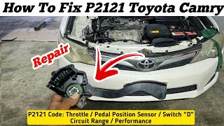dtc p2121 quickly Fix
