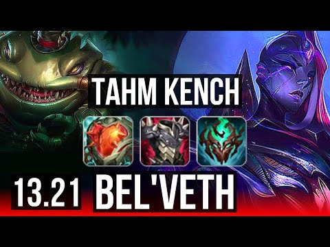 TAHM KENCH vs BEL'VETH (TOP) | Comeback, Rank 4 Tahm, 2.3M mastery, 6/4/22 | EUW Grandmaster | 13.21