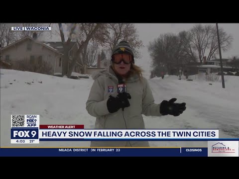 Winter storm second wave begins Wednesday evening I KMSP FOX 9