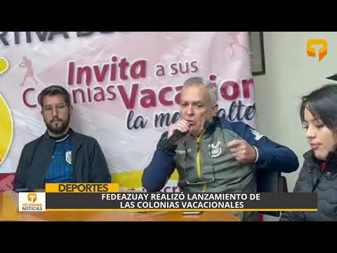 Fedeazuay realizó lanzamiento de las colonias vacacionales