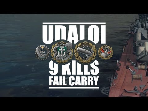 World Of Warships - Udaloi's 9 Kills Fail Carry