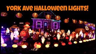 York Ave Halloween Lights 2018! | StewarTV