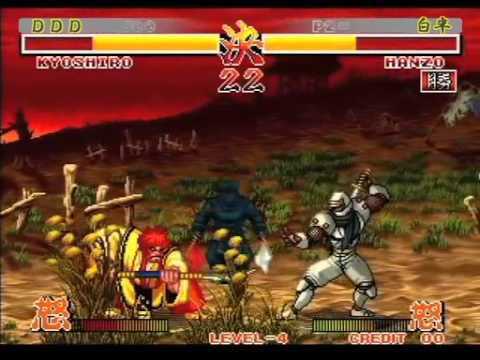 SamuraiShodown192 Senryo Kyoshiro vs Hanzo Hattori --北河内武芸帳--侍魂
