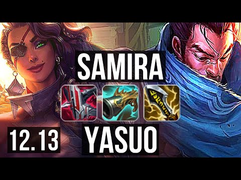 SAMIRA & Alistar vs YASUO & Yuumi (ADC) | Penta, 21/0/7, Legendary, 300+ games | EUW Master | 12.13