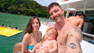 LEVEI A MARTINA PRO MAR PELA PRIMEIRA VEZ (3 meses)