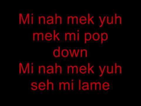 Vybz Kartel ft Shebba - Gaza Man Mi Name/Mi Nah with Lyrics  (Teasa Riddim)