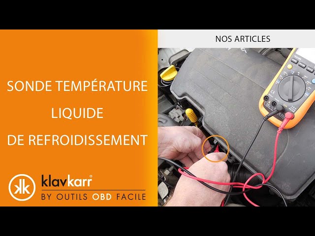 Le capteur de température du liquide de refroidissement du moteur