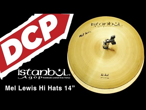 Istanbul Agop Mel Lewis Hi Hat Cymbals 14" 855 1060 grams