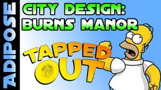 preview picture of video 'Simpsons Tapped out-Burns Manor-City Design'