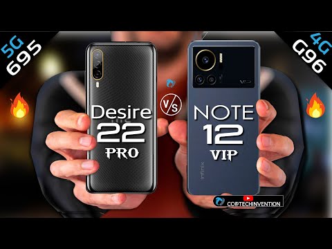HTC Desire 22 Pro VS  Infinix Note 12 VIP Camera | Body | AnTuTu | Benchmark  Full Comparison.