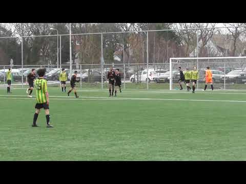 16.3.'19 Graaf W II JO16-1 - VV De Meern JO16-1 3-4 3e goal Jahmal, assist Paul na prachtige aanval