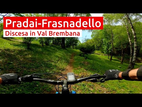Val Brembana: Panchina gigante di  Santa Croce, Pradai, Frasnadello - MTB Bergamo