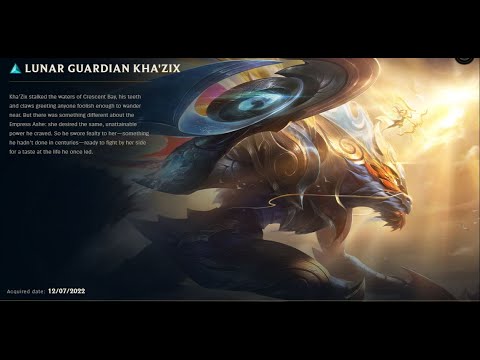 LUNAR GUARDIAN KHA'ZIX SKIN SPOTLIGHT WHITE CHROMA-06-09-2024