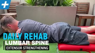 Strengthening your lower back muscles | Tim Keeley | Physio REHAB